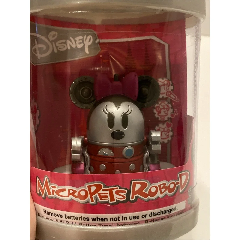 Disney Minnie Mouse Micropets Robo-D Tomy Y2K Toys Rare New‎ inbox Theme Park Ed